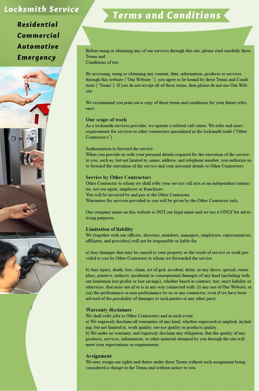 Gladwyne PA Locksmith Store Gladwyne, PA 610-467-8016 - terms-and-condition-c-22